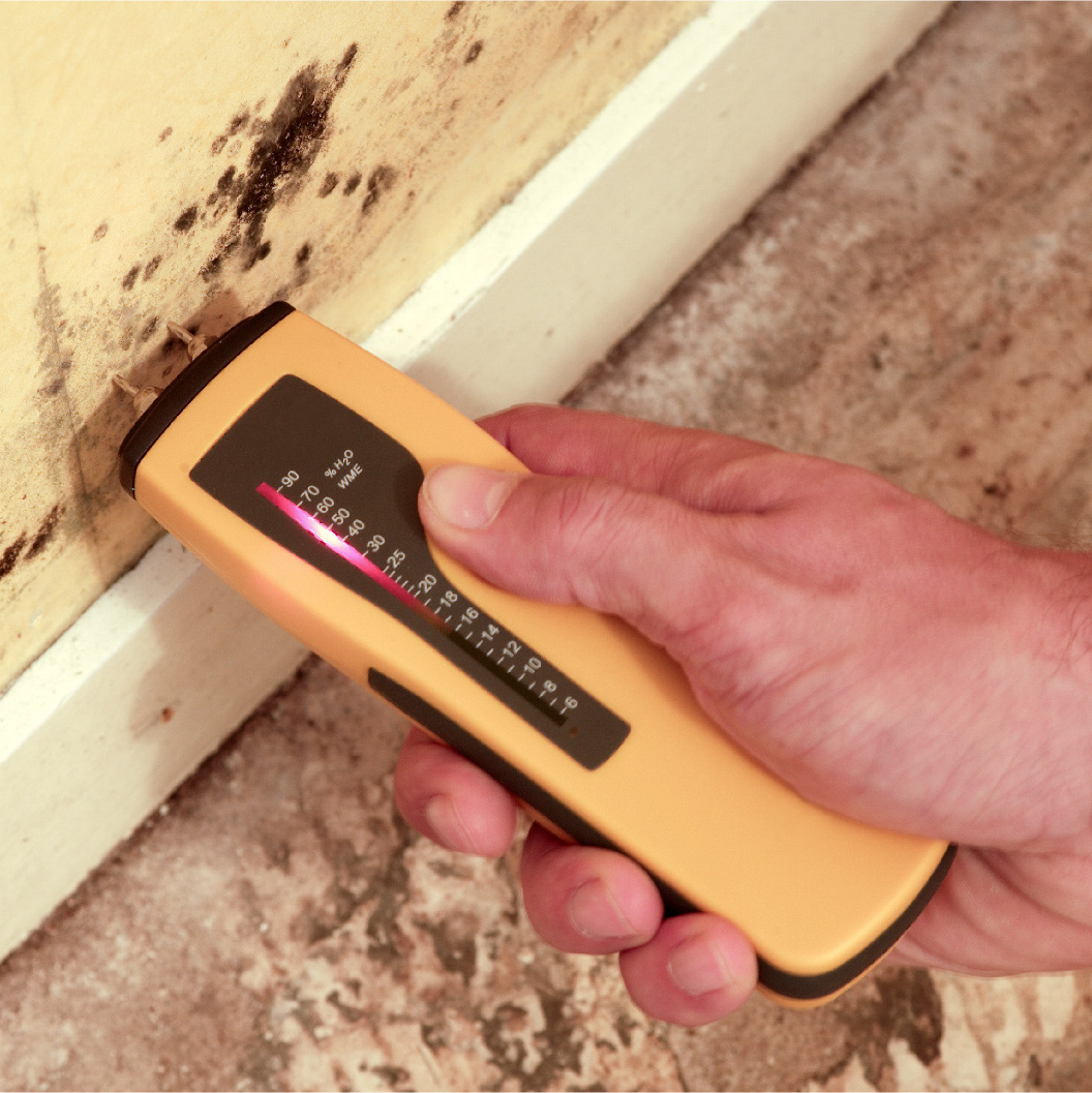 mesure-taux-d'humidite-des-murs Évaluation du taux d’humidité de l'air intérieur et ds murs