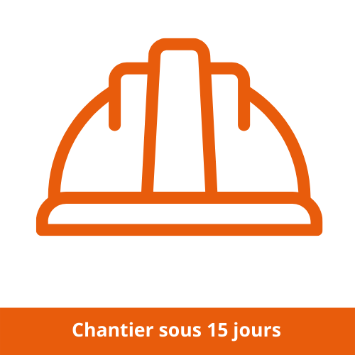 chantier sous 15 jours diagnostic gratuit sans engagement