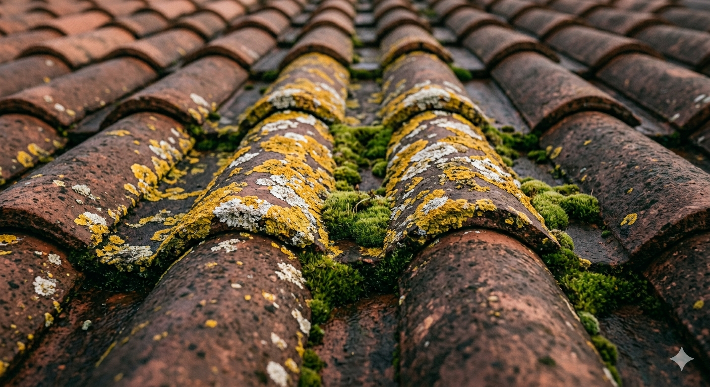 Nettoyage et Démoussage de Toiture dans l’Hérault 1 Les Mousses et Lichens