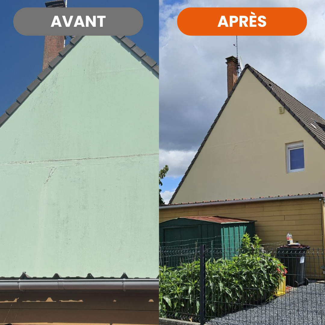 Traitement hydrofuge de façade