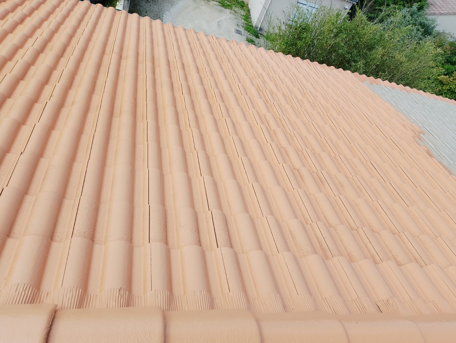 Après — hyrdofuge coloré  toiture