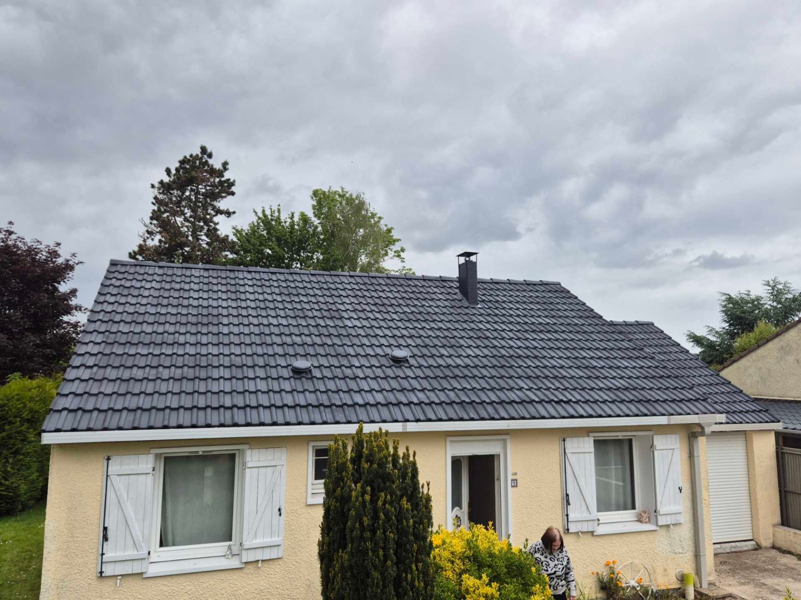 Avant — Hydro coloré toiture CTH Nord